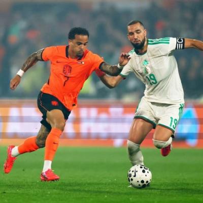 الجزائر تحقق فوزا تاريخيا على هولندا وديا