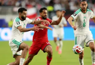 الجزائر تفوز في "ديربي" العرب على الأردن