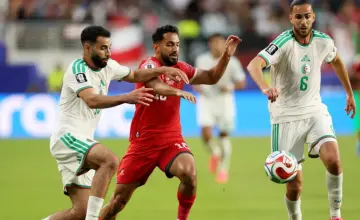 الجزائر تفوز في "ديربي" العرب على الأردن