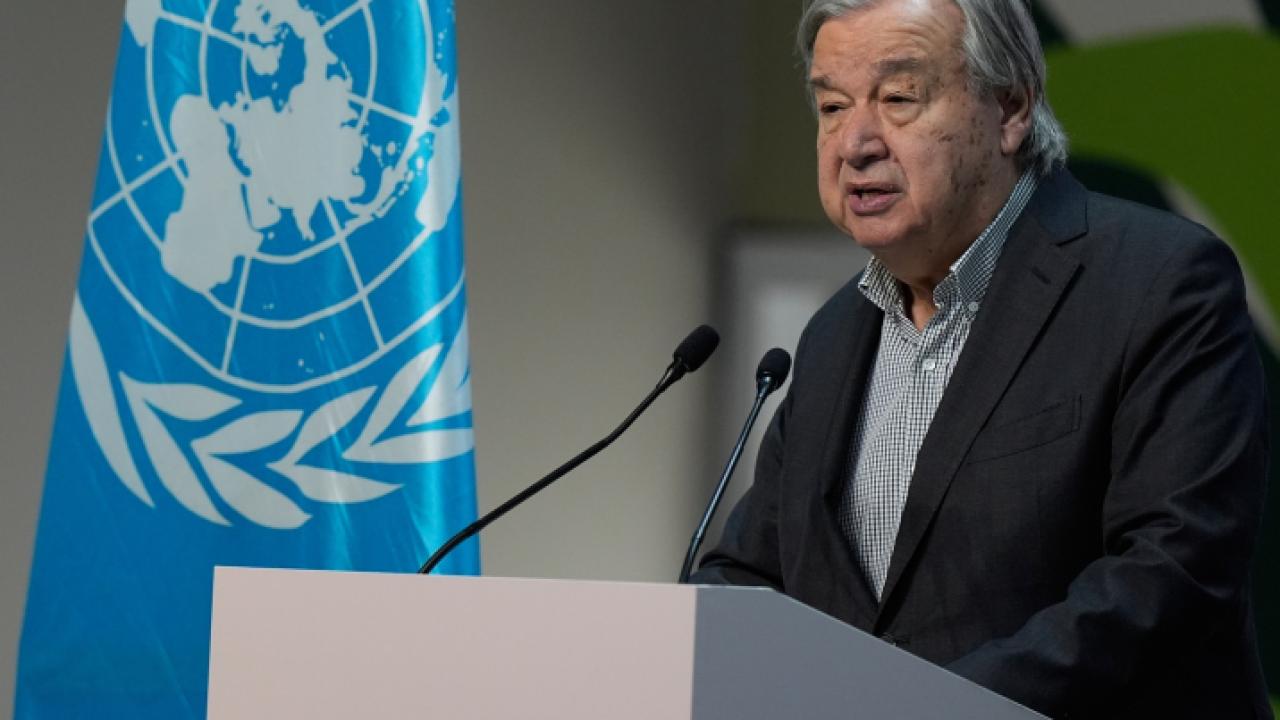 غوتيريش: لا بديل عن سيادة لبنان على أراضيه وامتلاكه السلاح