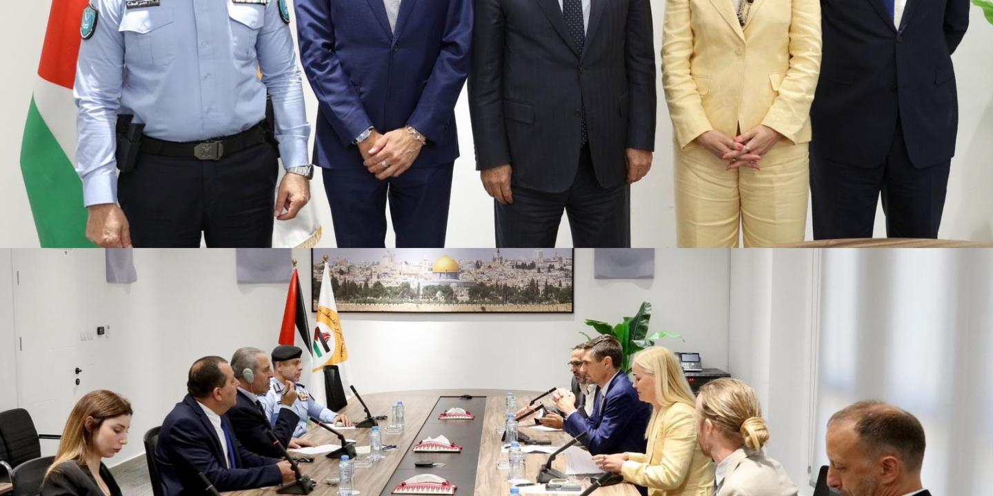 نائب رئيس دولة فلسطين يبحث مع وفد أوروبي رفيع المستجدات السياسية والأمنية ودعم المؤسسات الفلسطينية