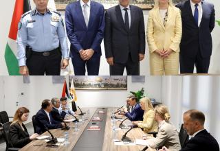 نائب رئيس دولة فلسطين يبحث مع وفد أوروبي رفيع المستجدات السياسية والأمنية ودعم المؤسسات الفلسطينية
