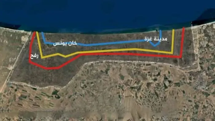 مخاوف غزّية من تثبيت "الخط الأصفر" وتحويله إلى حدود دائمة تلتهم نصف القطاع