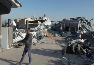 الاحتلال يهدم مسخلا للدواجن في رام الله