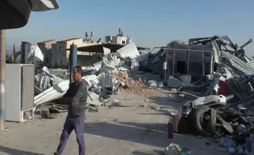الاحتلال يهدم مسخلا للدواجن في رام الله